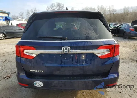 2019 Honda Odyssey Exl z USA, uszkodzony, nr VIN 5FNRL6H74KB088316